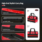 Vetoos Car Roadside Emergency Kit with Jumper Cables, Auto Road Side Safety Kit for Vehicles - with Premium Carry Bag, Repair Tool Set, for Men, Women, Teenagers