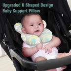 KAKIBLIN Baby Travel Pillow, Baby Neck Pillow Babies Head Support for Car Seat, Babies Neck Support Pillows for Car Seat, Stroller, Pushchair, Circle