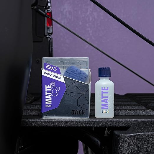 Gyeon Matte EVO Light Kit Ceramic Coating for Matte and Satin finishes Hydrophobic Paint sealant UV Chemical Protection enhances Color Depth Without Gloss adds Lasting Matte Protection
