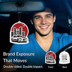 10-1000 Pcs Custom Air Fresheners with Picture - Personalized Photo/Logo/QR Code/Text, Bulk Promotional Car Gifts for Business Branding Events (A1-Logo)