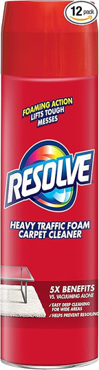 Resolve Carpet High Traffic Foam, 22-Ounce (Pack of 12)