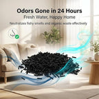 Sukh Activated Carbon Pellets - Activated Charcoal Bulk Carbon for Aquarium Charcoal Pellets for Waterbox Aquariums Pond Fish Tank (2.7, Pounds)