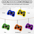 Game Console Car Air Fresheners,5-Pack Cedar Scents Cute Car Accessories,Funny Hanging Ornament Decor for Rearview Mirror,Long-Lasting Fresh Gifts for Women,Girls,Boys