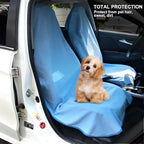 Waterproof Sweating Car Seat Cover for Post Gym Workout, Running, Swimming, Beach and Hiking, Universal Fit Non-Slip Bucket Seat Protector for Cars SUV Trucks, Machine Washable (Light Blue)