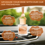 Car Air Freshener Diffuser Hanging, Cinnamon Sugar Fragrance Oil
