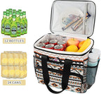 Cooler Bag Insulated Picnic Bag Large Lunch Box Reusable Tote Bag Soft Sided Portable Beach Cooler Grocery Camping
