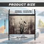 Car Roof Storage Bag Withered Branch Crow Auto Seat Storage Hanging Bag All Car Storage Organizers Vehicle Passenger Seat Organization and Storage for Kids Adults