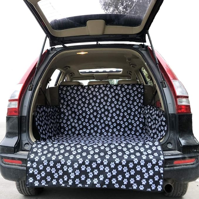 HelloTree Pet Dog Trunk Cargo Liner - Oxford Car SUV Seat Cover - Waterproof Floor Mat for Dogs Cats - Washable Dog Accessories