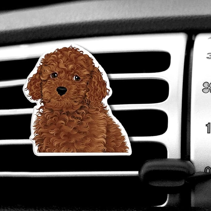 WIRESTER Fresh Scented Car Air Freshener Vent Clip, Decorative Accessories, Interior Decoration for Cars - Dog, Cat, Animal