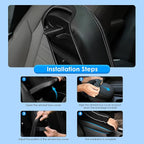 Center Console Cover for BMW X3 (2018-2024)/for BMW X4 (2019-2025), for BMW X3 X4 (sDrive30i/xDrive30i/M40i/M), Waterproof&Comfy Leather Armrest Cover 2021 2022 2023 2024 X3 X4 Accessories
