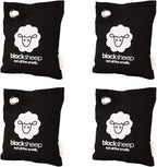 Black Sheep - Bamboo Charcoal Natural Air Purifying Bag - Eliminates Odors in Homes, Cars, Bags, Shoes, Closets & More - 200g (4)
