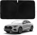 Windshield Sun Shade -Certified 99.87% UVB & 99.02% UVA Car Sun Shade. Award Winning Sunshade - Patented Technology | Compatible for Audi Q8 E-Tron 2019-2025 | Car Shades by Kinder Fluff