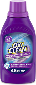 OxiClean Odor Blasters Odor and Stain Remover Liquid Laundry Additive, Water-Activated Laundry Stain Remover, 45 fl oz