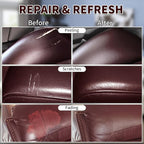 Maroon Leather Recoloring Balm with 100ml Mink Oil,Leather Couch Scratch Remover,Leather Repair kit for Vinyl Furniture and Car Interior,Leather Dye Paint,Mink Oil for Leather