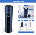 Electric Insulin Pen Cooler Travel Case for 3-4 pens Medication Cooler for Travel Diabetes Bags Insulated Adjustable Temperature Control (No Battery)