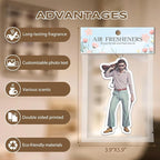 Custom Air Fresheners with Picture, Personalized Air Freshener for Cars, Customized Photo Gift with Scents for Family and Lovers