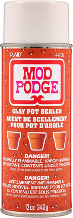 Mod Podge Clay Pot Sealer Spray, 12 fl oz, Perfect for Indoor and Outdoor Craft Projects