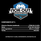 NOK OUT Odor Remover, Pet Deodorizer and Cleaning Spray, Made in the USA, 32 Fluid Ounce Spray, 6-Pack