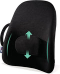ObusForme Wideback Backrest Support - Wide Padded Seat Cushion and Lumbar Support Pillow, Portable Posture Support with Soft and Durable Foam