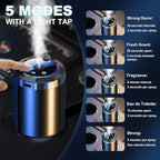 Smart Car Air Fresheners，Car Air Freshener Diffuser，Five Speed Adjustable Modes Car Fragrance，50ml Capacity Car Air Freshener，Rechargeable Car Fragrance Diffuser(Cologne)