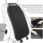 Cool and Breathable 3D air MESH car seat Cushion for Summer, Universal Ventilated Comfortable seat pad, Suitable for sedans, Vans, Pickup Trucks, and SUVs (Black Back cushion-1PCS)