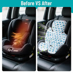 KAKIBLIN Car Seat Cooling Pad, Stroller Cooling Pad for Baby, Universal Double Sided Cooler Pads Gel CarSeat Cooling Pad for Baby Stroller,Chair,Chilling Pads Keep Cool in Summer (Blue)