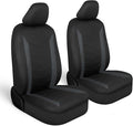 Motor Trend SpillGuard 2 Charcoal Gray Seat Covers for Cars & Seat Covers for Trucks - Neoprene Waterproof Car Seat Covers Front Seats Only - SUV Seat Covers Protector - Forros para Asientos de Carro