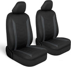 Motor Trend SpillGuard 2 Charcoal Gray Seat Covers for Cars & Seat Covers for Trucks - Neoprene Waterproof Car Seat Covers Front Seats Only - SUV Seat Covers Protector - Forros para Asientos de Carro