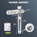 Foam Cannon Pro for Pressure Washer, Thick Snow Foam Sprayer with 5 Nozzle Tips, 1/4" Quick Connect for Thick Sudsy Wash (White)