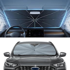 Autorder Windshield Sun Shade Umbrella for 2015-2025 Ford Edge Accessories,Upgraded Ice Crystal Material,Easy Setup Umbrella Sunshade for Car Windshield,100% Sun Blocking