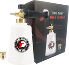 Tool Daily Pressure Washer Foam Cannon for Car Wash, Snow Foam Lance, Additional Orifice Nozzle 1.1mm, 1/4 Inch Quick Connect