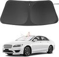 Windshield Sun Shade Custom Fit for 2013-2020 Lincoln MKZ Accessories Foldable Sunshade Sun Blocker Protect Car from Sun Rays & Heat Damage Keep Car Cooler