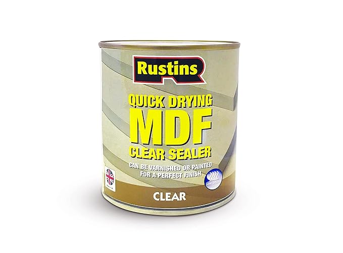 Rustins MDFS250 250ml Quick Dry MDF Sealer - Clear