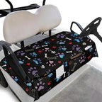Biyejit Golf Cart Seat Covers with 4 Pockets Golf Cart Seat Towel Blanket Fits 2-Seat Golf Carts, Golf Cart Accessories