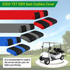 Universal EZGO TXT Golf Cart Seat Covers Dress UP Older Durable Breathable Material Golf Cart Front Seat Cover Fit Like a Glove, Easy to Install, Machine Washable
