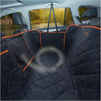 iBuddy Dog Car Seat Cover for Back Seat Waterproof Dog Car Hammock Protects Your Vehicle from Scratches, Hair, and Dirt Easy to Install & Clean Oxford Machine Washable Universal Fit Pet Seat Cover
