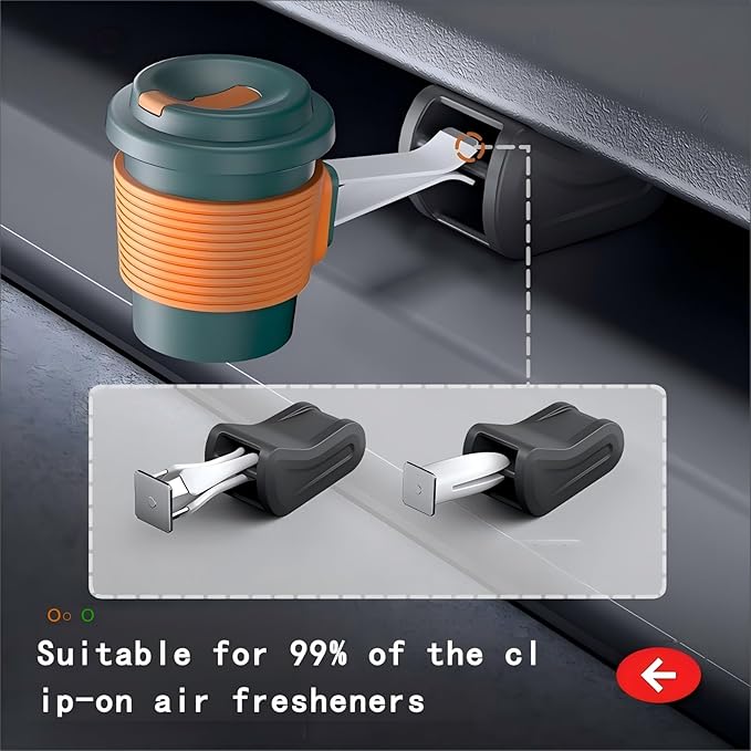 4 Pack Air Freshener Adapter Designed for Model 3/Y[no adhesive needed],Tesla Accessories 2025 2024 2023 2022 2021[Air Freshener NOT Included]