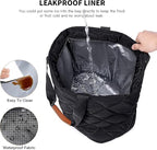 Insulated Cooler Bag Reusable Grocery Tote Bags Transport Large Lunch Box for Women