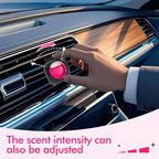 Car Air Freshener Vent Clips, 12 Pack, Peach, Provides Long-Lasting Scent, Up to 360 Days, Car Fresheners