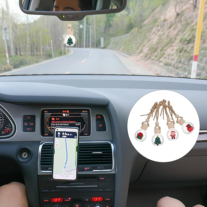 Mobestech 20 Pcs Car Aromatherapy Pendant Air Car Fresheners Hanging Oil Diffusers Hanging Diffuser Pendant Aromatherapy Essential Oil Diffuser Diffusers Glass