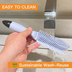 Professional Rubber Dog Hair Remover Brush for Car & Home – Auto Detailing Tool Removes Pet Hair from Vehicles, Furniture, SUVs, Trucks, RVs