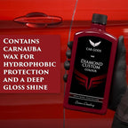 Car Gods Iris Custom Color Dark Red 3-in-1 Polish Wax Color Restorer & Scratch Remover, 16 Colors Available, 17 Fl Oz