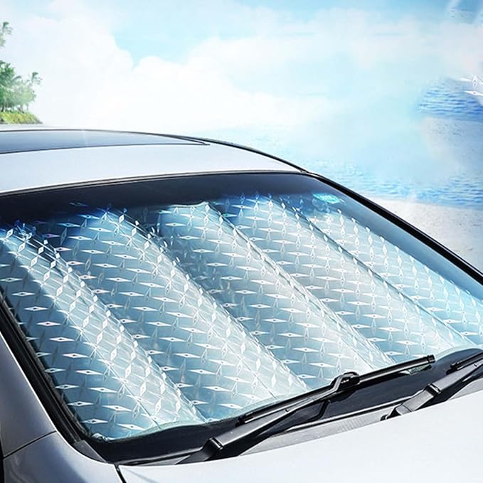 Dashboard Sun Guard - Uv Protection Car Cover | Front Window Heat Shield, Sun Uv Blocker Cover for Front Window, Uv Protection Automotive Interior Accessories for Vehicles R vs Sedans Trucks