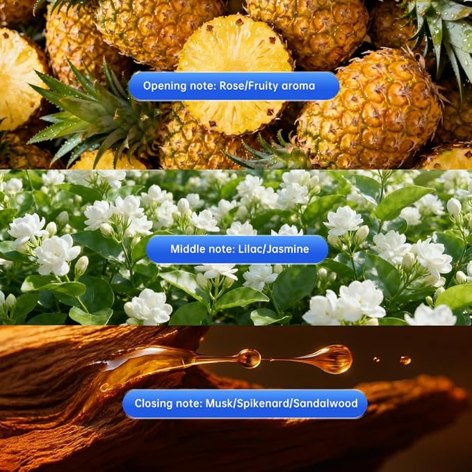 GLODWAY Car Air Freshener Spray, Tropical Flavor Scent, 6 OZ Odor Eliminator,4 Pack, for Cars, Trucks, RVs, Home
