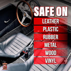 Wolfgang Cockpit Trim Sealant | Interior UV Protection & Restorer for Leather, Vinyl, Plastic, Rubber, Wood & Metal | Prevents Fading, Cracking & Staining | Non-Greasy, Natural Finish | 8 oz.