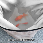 Leader Accessories Towel Bucket Seat Cover Waterproof White Machine Washable for Athletes Running Swimming Boxing Workout Outdoor Sports