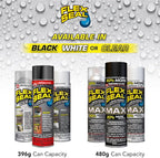 Flex Seal MAX, 17 oz, 1-Pack, White, Stop Leaks Instantly, Waterproof Rubber Spray On Sealant Coating, Perfect for Gutters, Wood, RV, Campers, Roof Repair, Skylights, Windows, and More