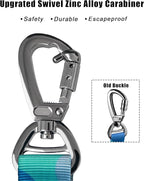 Hotsky Tactical Dog Leash Heavy Duty for Medium Large Dogs that Pull,4-6Ft Strong Bungee Shock Absorbing No Pull Dog Leash with Padded Double Handle and Car Seatbelt,Blue Camo