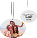 Instafreshener Custom Hanging Air Freshener | Oval Horizontal | Custom Air Fresheners with Picture or Text for Car, Closet, Bathroom, Locker & Office Décor