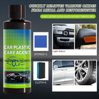 Plastic Restorer for Car Plastic Care Agent kit, Automotive Exterior and Interior Trim Scratch Remover Kit, Bring Plastic, Rubber, and Vinyl Back to Life! Safe Auto Detailing Supplies, 3.38 Fl.oz